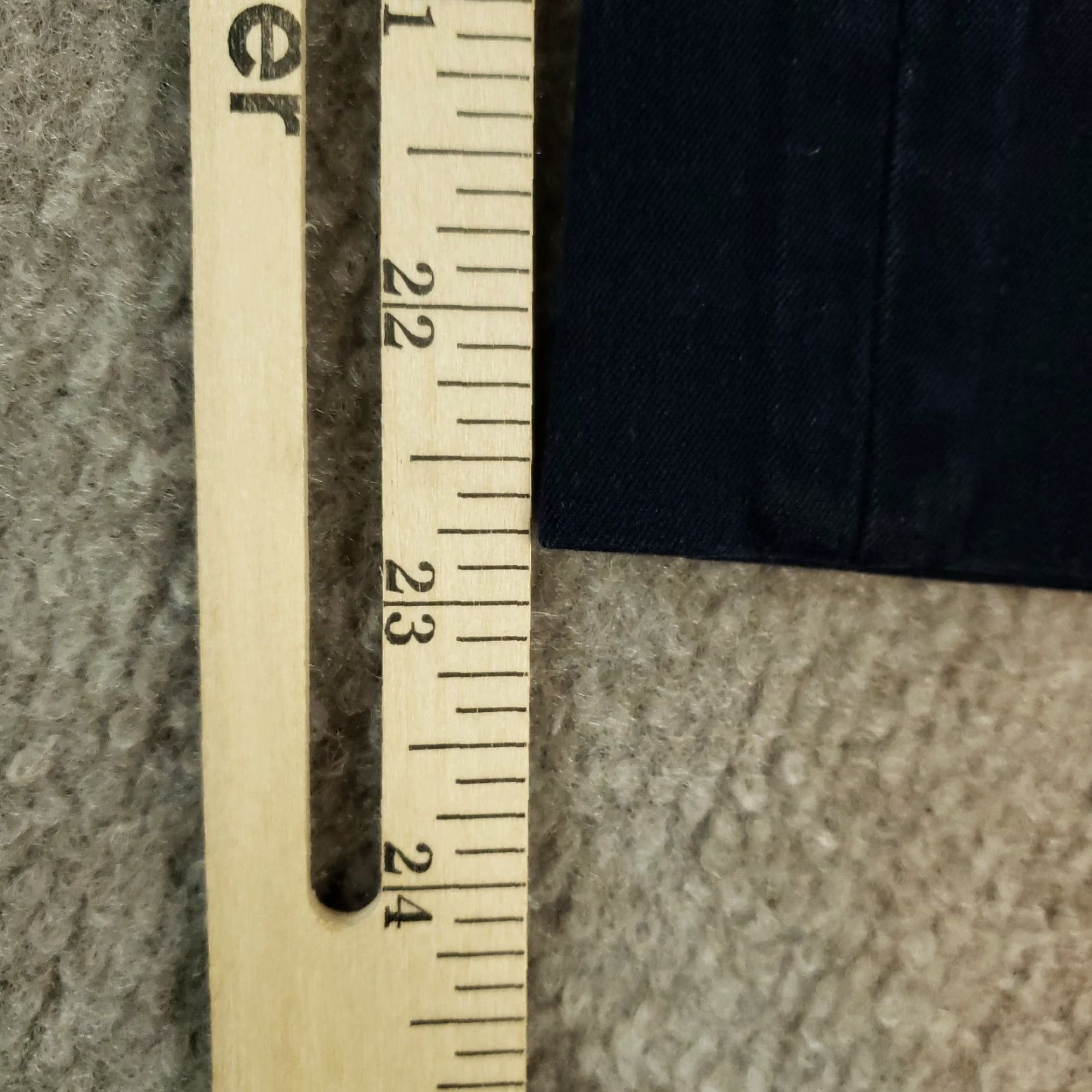 Talbots Talbots Pants Womens 16 Petite Blue Hampshire Cropped Stretch Casual Pants 16P Blue Talbots Women Cropped Straight Front Petite Size 32" / US 10 / IT 46 - 3 Thumbnail