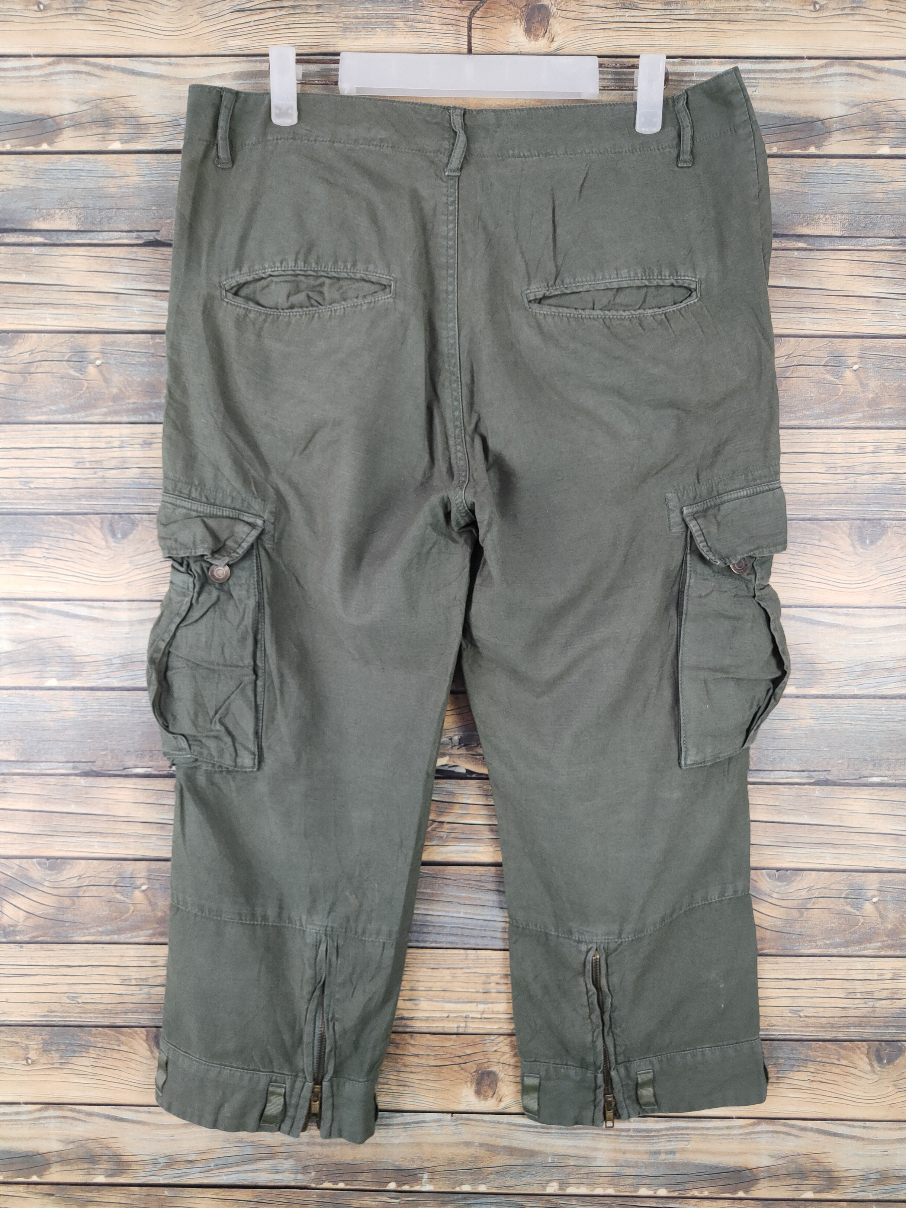 RAGEBLUE Rageblue Green Multipocket Tactical Cargo Pants #W1788 Size US 34 / EU 50 - 7 Thumbnail