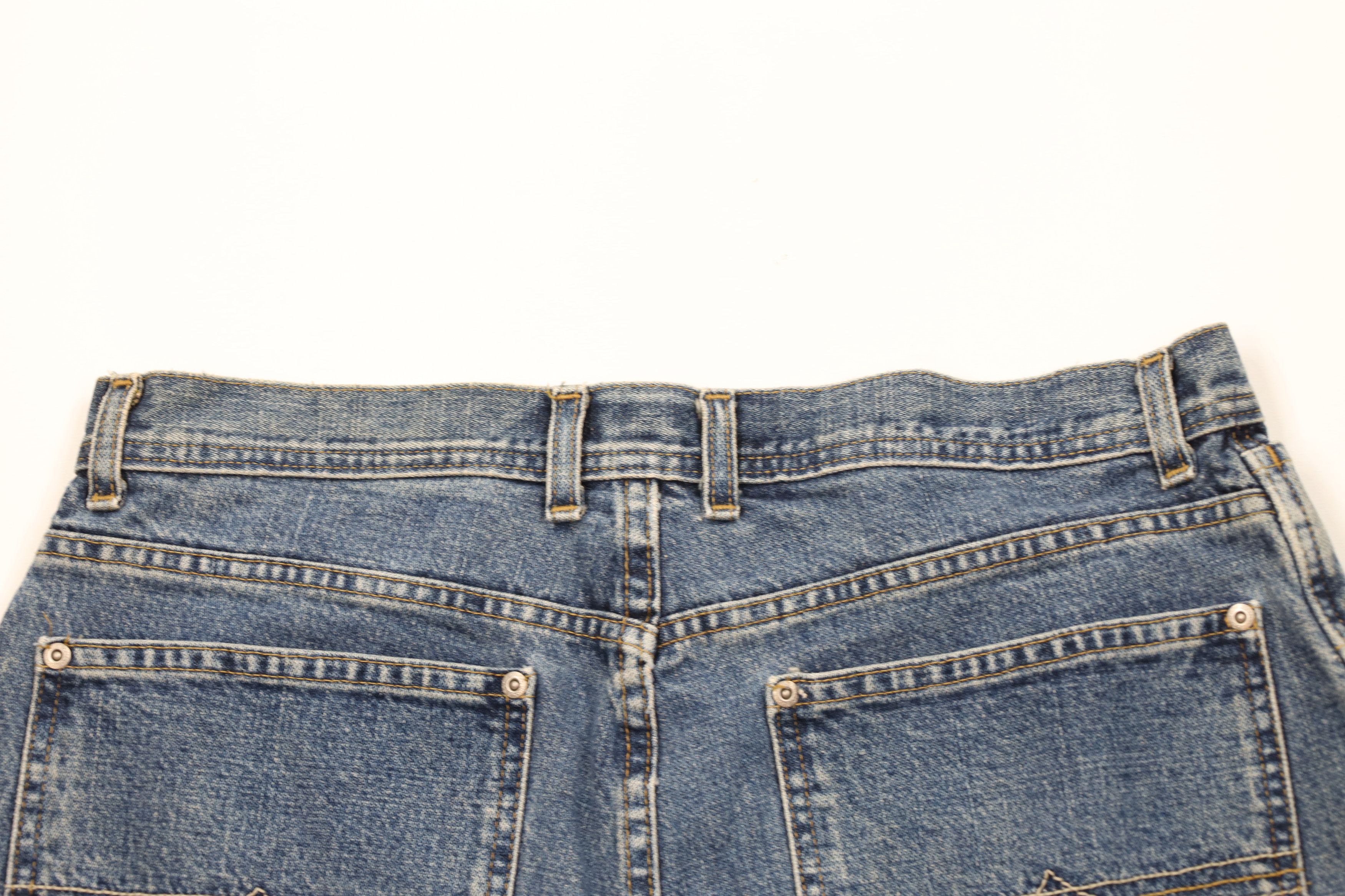 Vintage Vintage 90s Streetwear Baggy Fit Dungaree Denim Shorts Jorts Size US 36 / EU 52 - 11 Thumbnail