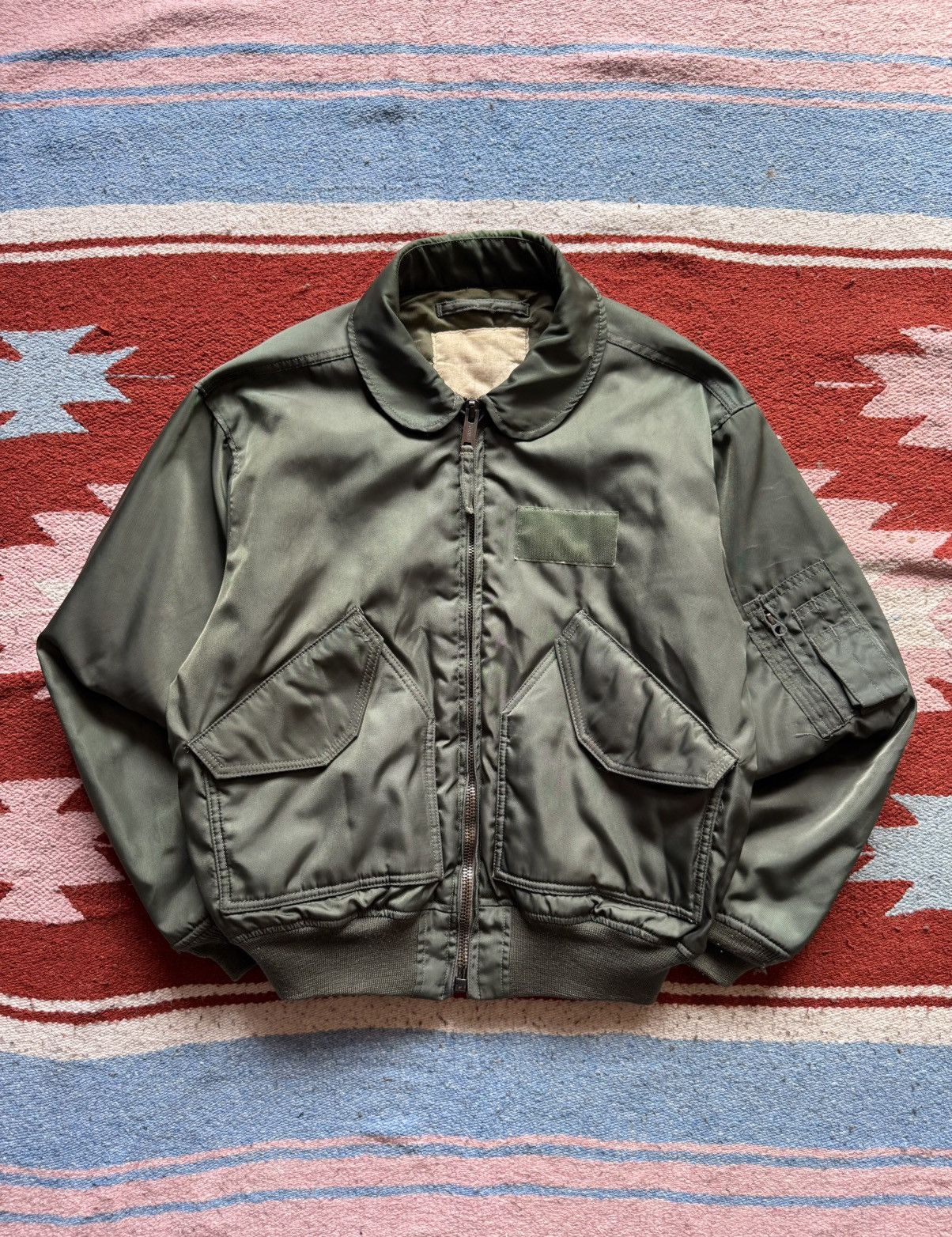 Vintage Vintage 1980s CWU-45 USAF Flight Jacket Size US L / EU 52-54 / 3 - 1 Thumbnail