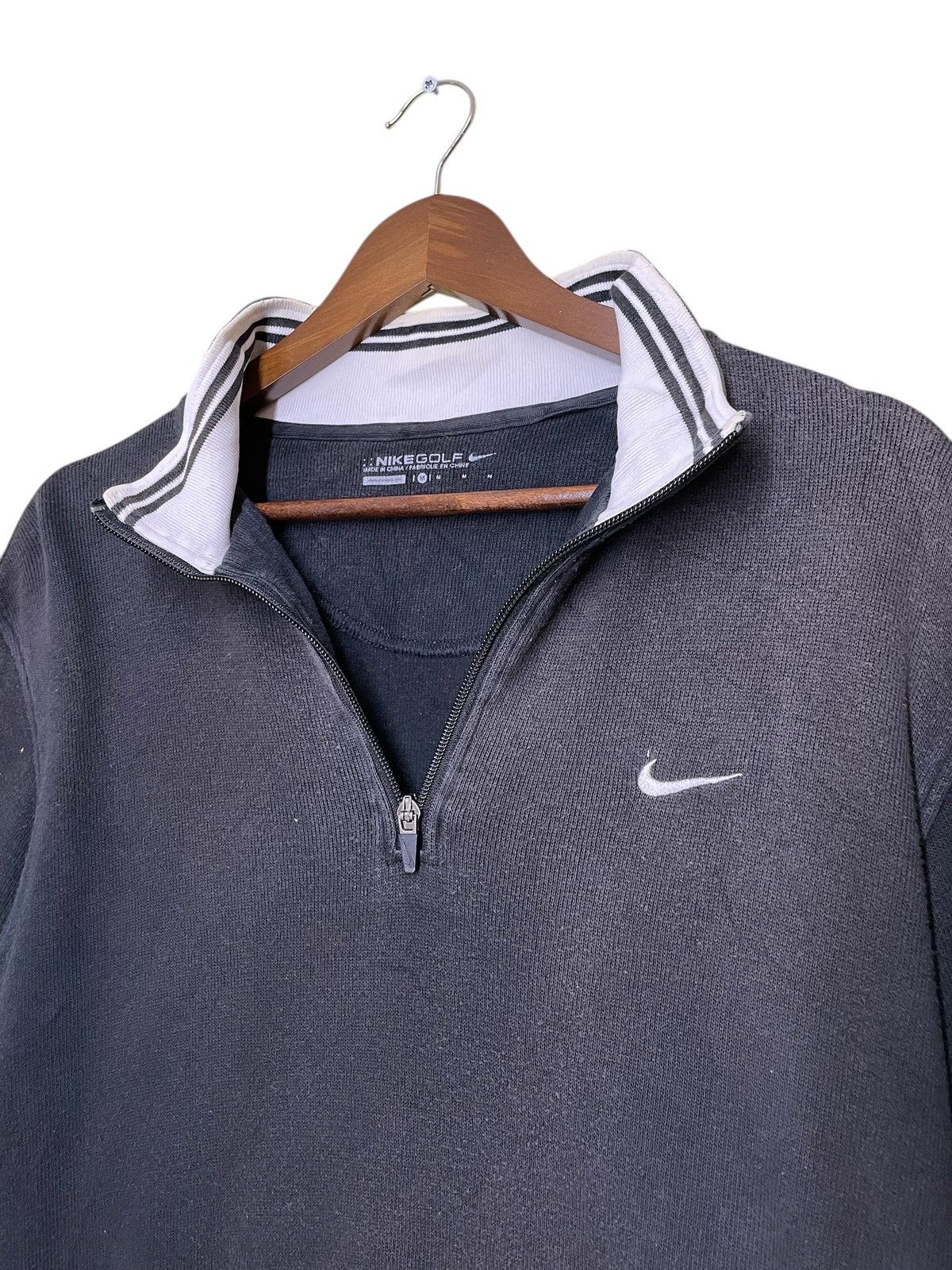 Nike NIKE GOLF HALF ZIPPER EMBROIDERED SMALL LOGO SWEATSHIRT Size US M / EU 48-50 / 2 - 5 Thumbnail