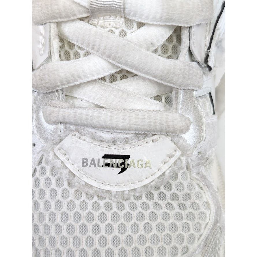 Balenciaga o1rshd1 Hightop Monocolor Runner Sneakers in White Size US 9 / EU 42 - 10 Thumbnail