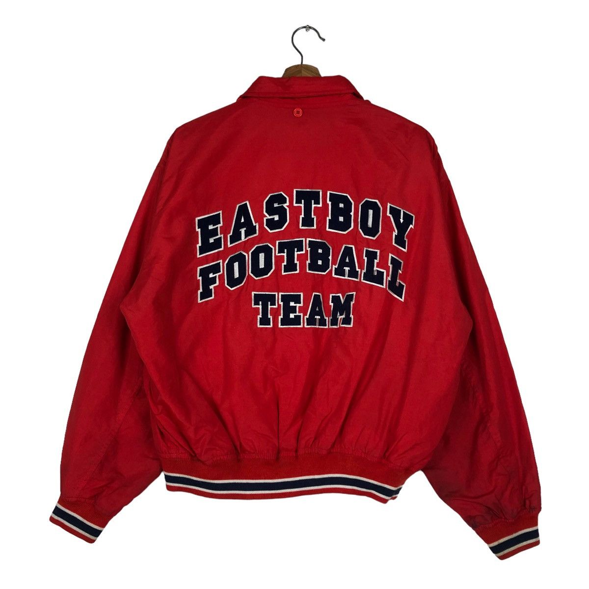 Japanese Brand 📌VINTAGE BOMBER JACKET EAST BOY EMBROIDERY BIG LOGO Size US M / EU 48-50 / 2 - 1 Thumbnail