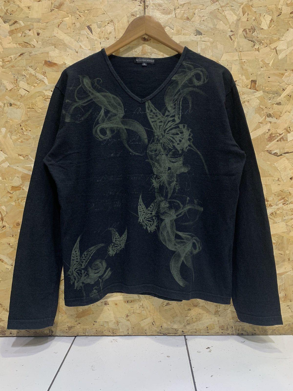 Defective struct poem long sleeve t shirt