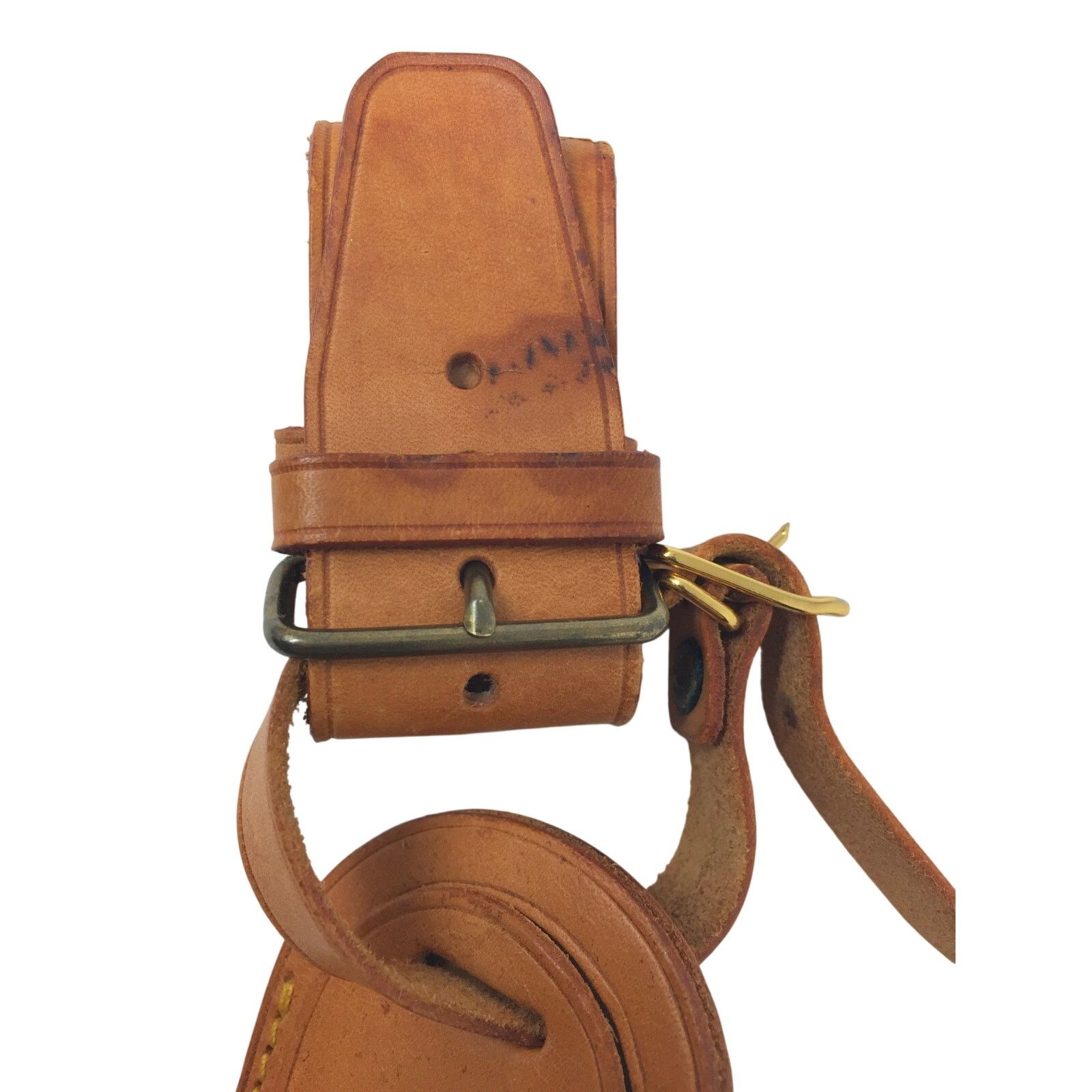 Louis Vuitton Louis Vuitton Leather Luggage Tag and Poignet Bracelet Set Size ONE SIZE - 4 Thumbnail