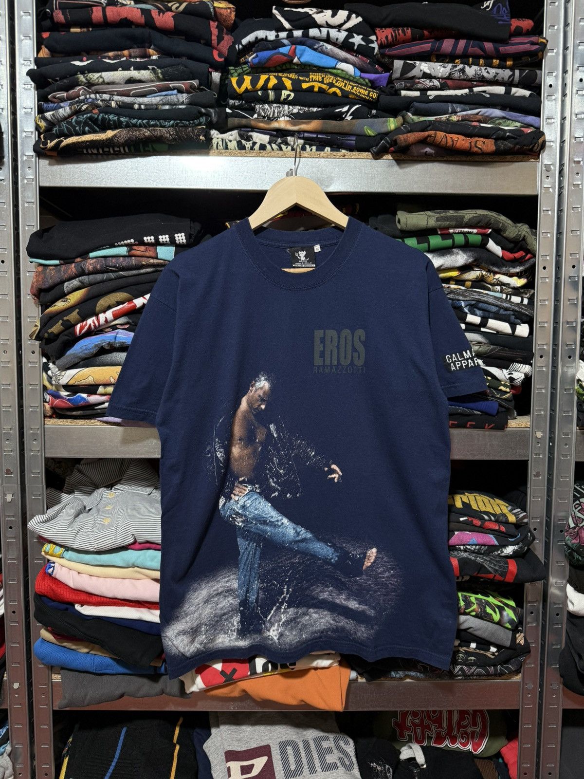 Band Tees × Vintage Vintage Eros Ramazzotti World Tour 2006 Band Rock T-Shirt Size US M / EU 48-50 / 2 - 1 Thumbnail