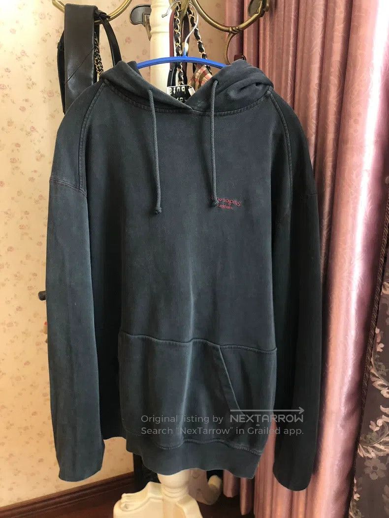 Acne Studios Acne Studios Burgundy Wool Sweater, Loose Fit Size XXS / US 00 / IT 34 - 2 Thumbnail