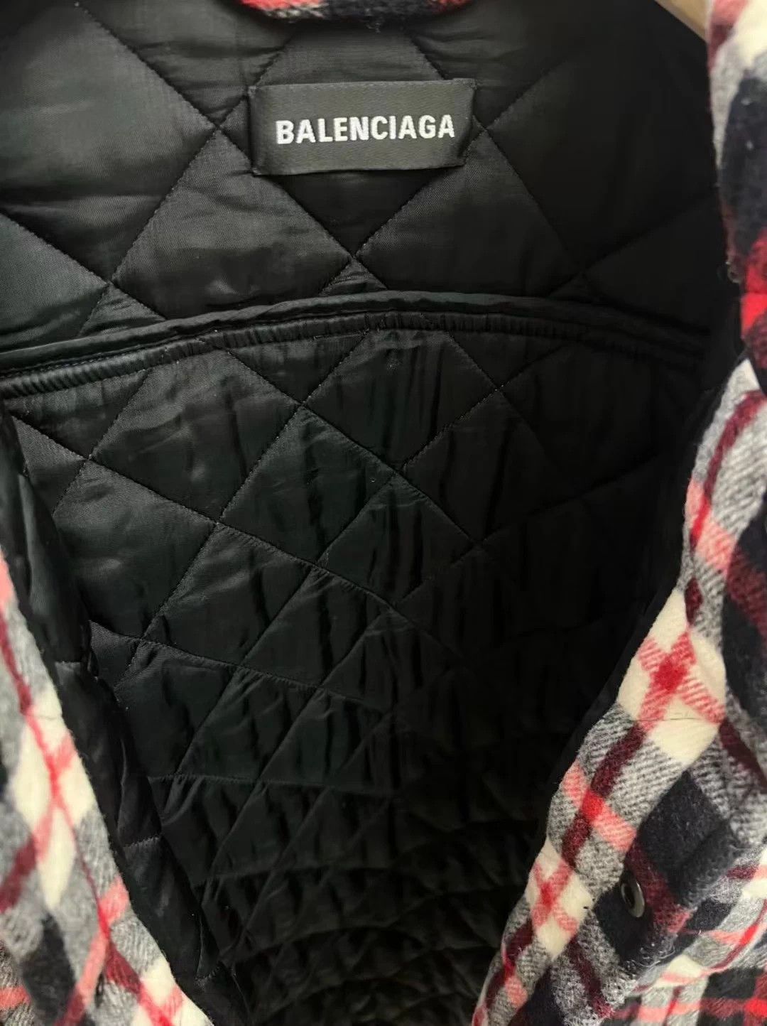 Balenciaga Balenciaga plaid wool coat, size 46 Size US S / EU 44-46 / 1 - 7 Thumbnail