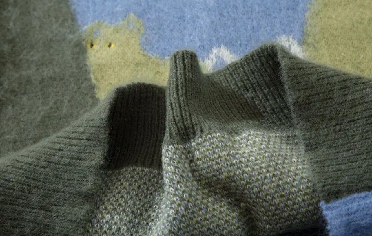 Other Cat Knitted Sweater Oversized Hip Hop Streetwear Size US M / EU 48-50 / 2 - 4 Thumbnail