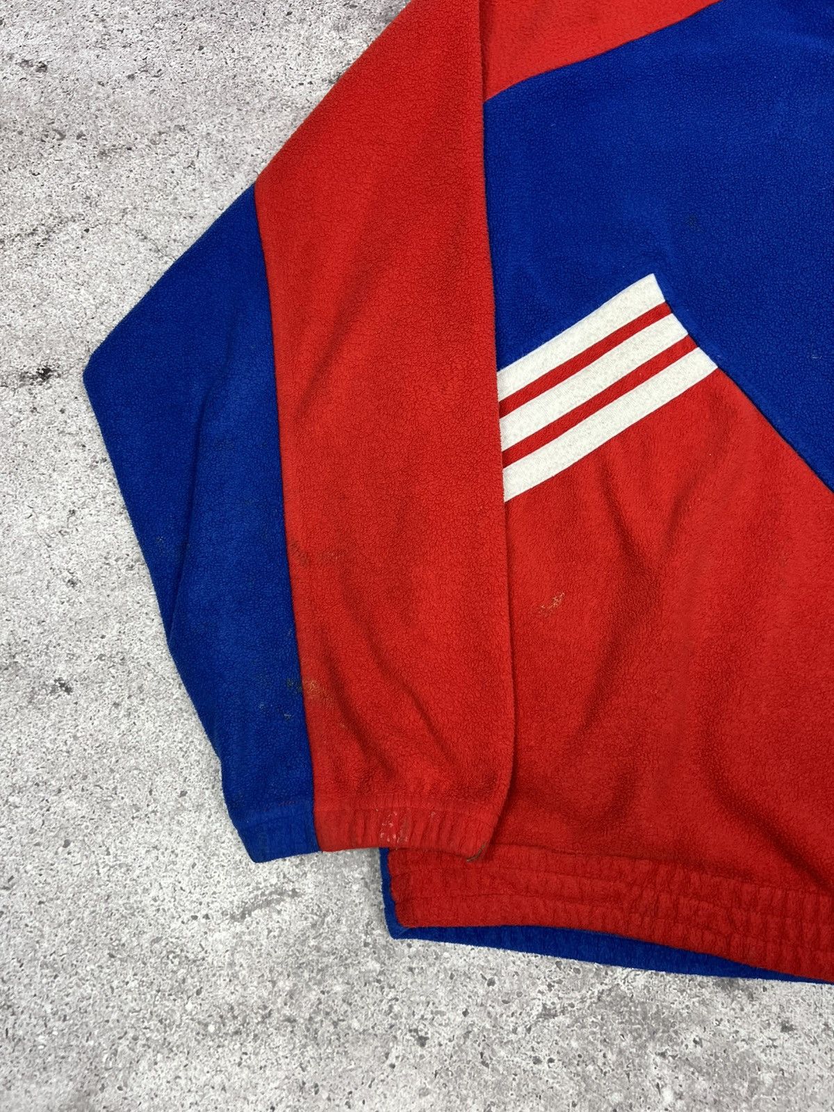 Adidas Vintage Bayern Munich 1995/96 Adidas Fleece 1/4 Zip Jacket Size US L / EU 52-54 / 3 - 6 Thumbnail