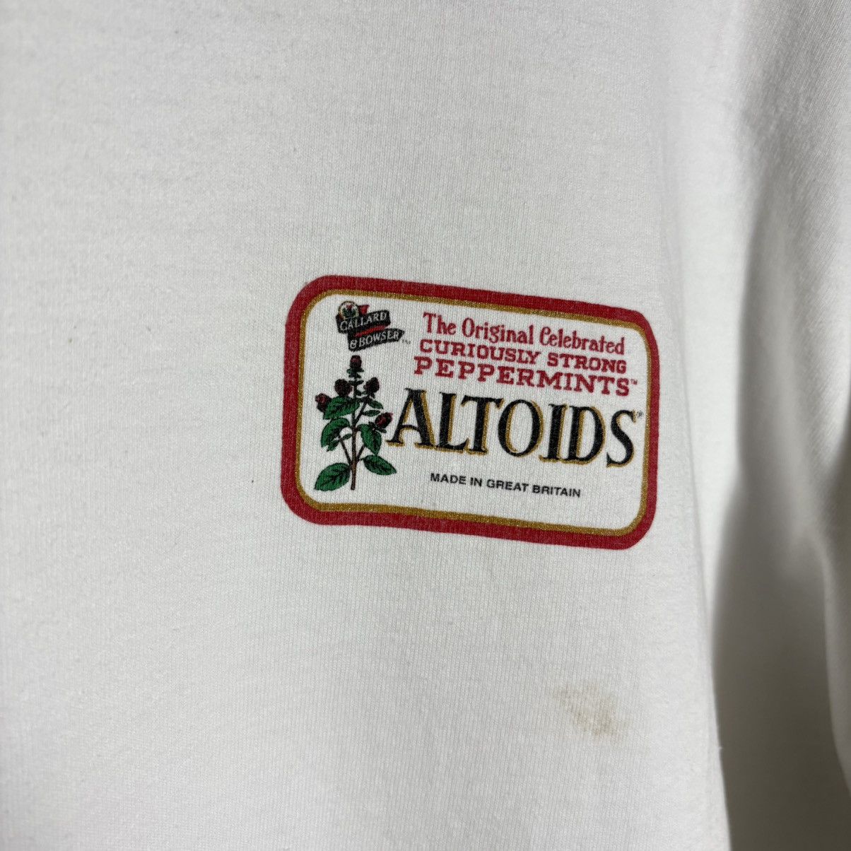 Vintage Vintage 90s Altoids Peppermint T-Shirt Size US XL / EU 56 / 4 - 4 Thumbnail