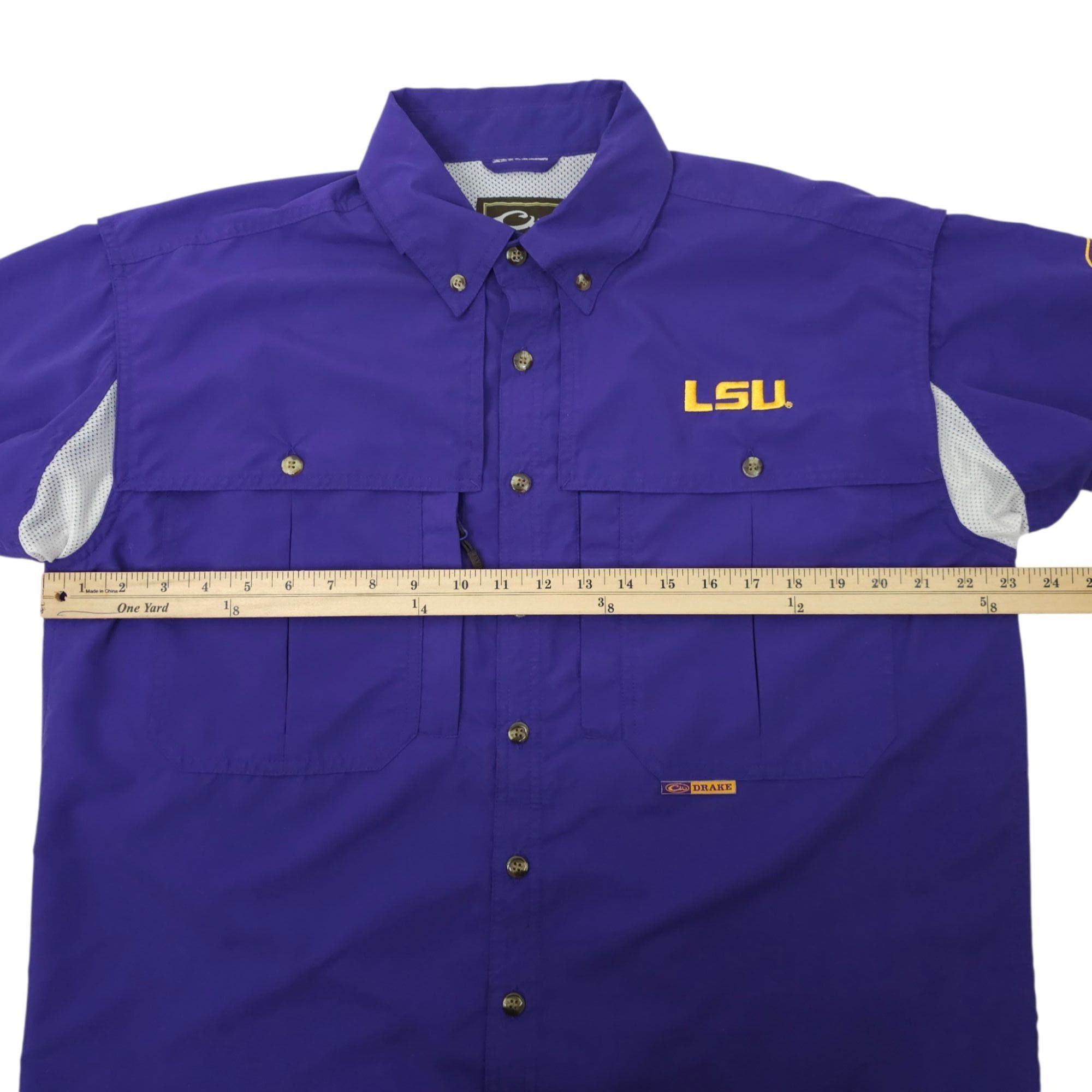 Drake Drake LSU Tigers Shirt S Button Front Vented Back Size US S / EU 44-46 / 1 - 4 Thumbnail