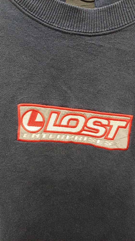 Fruit Of The Loom VINTAGE 90'S LOST SKATEBOARD SWEATSHIRT Size US M / EU 48-50 / 2 - 2 Thumbnail