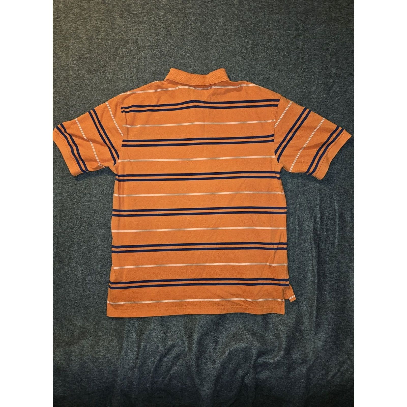 Tommy Hilfiger Tommy Hilfiger Polo Shirt Men XXL Orange Short Sleeve Striped Y2K Preppy Polo Mens 2XL Orange Striped Classic Logo Golf Walking Size US XXL / EU 58 / 5 - 8 Thumbnail