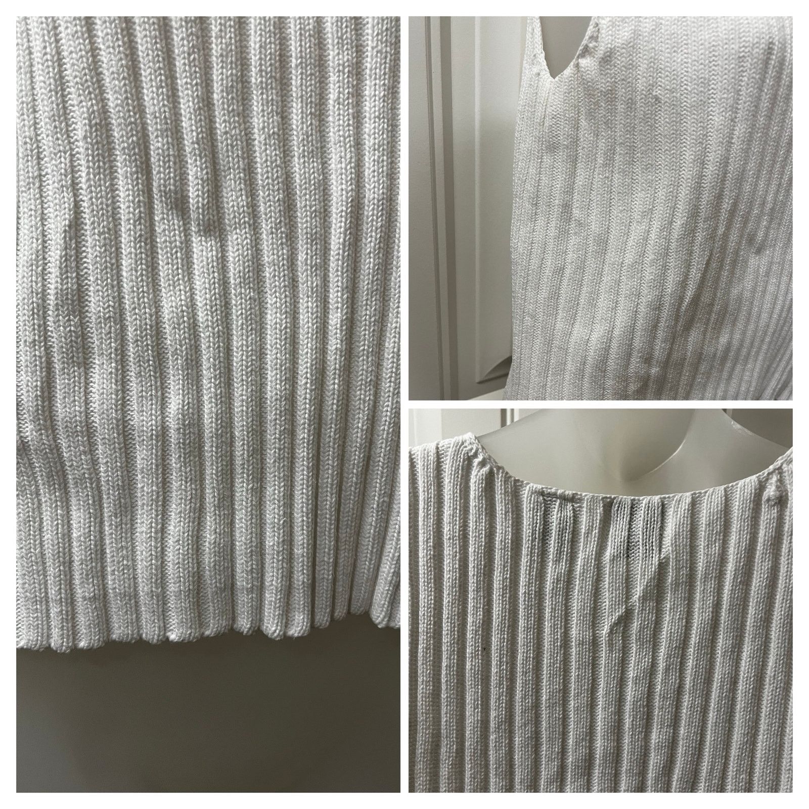 Gap Soft Ribbed Knit Sleeveless Pullover Sweater Tank Top Medium Size M / US 6-8 / IT 42-44 - 10 Thumbnail