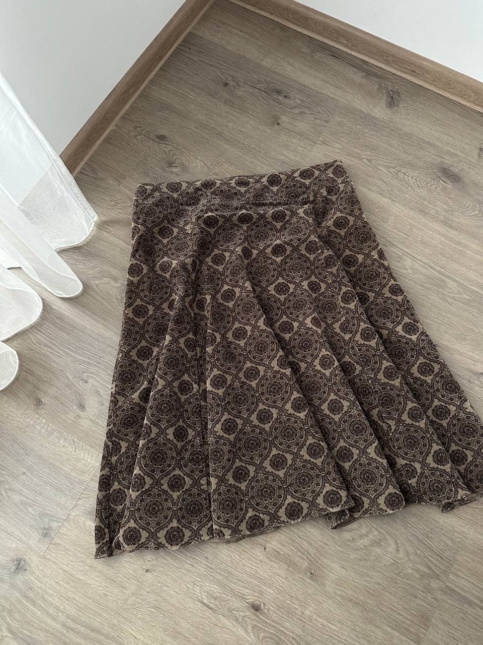 Japanese Brand × Vintage Vintage Laura Ashley 90’s High Floral Brown Skirt Size 30" / US 8 / IT 44 - 11 Thumbnail