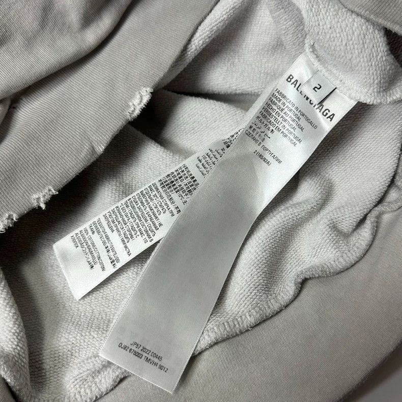 Balenciaga Balenciaga Gray rainbow graffiti Logo hooded sweater Size US M / EU 48-50 / 2 - 6 Thumbnail