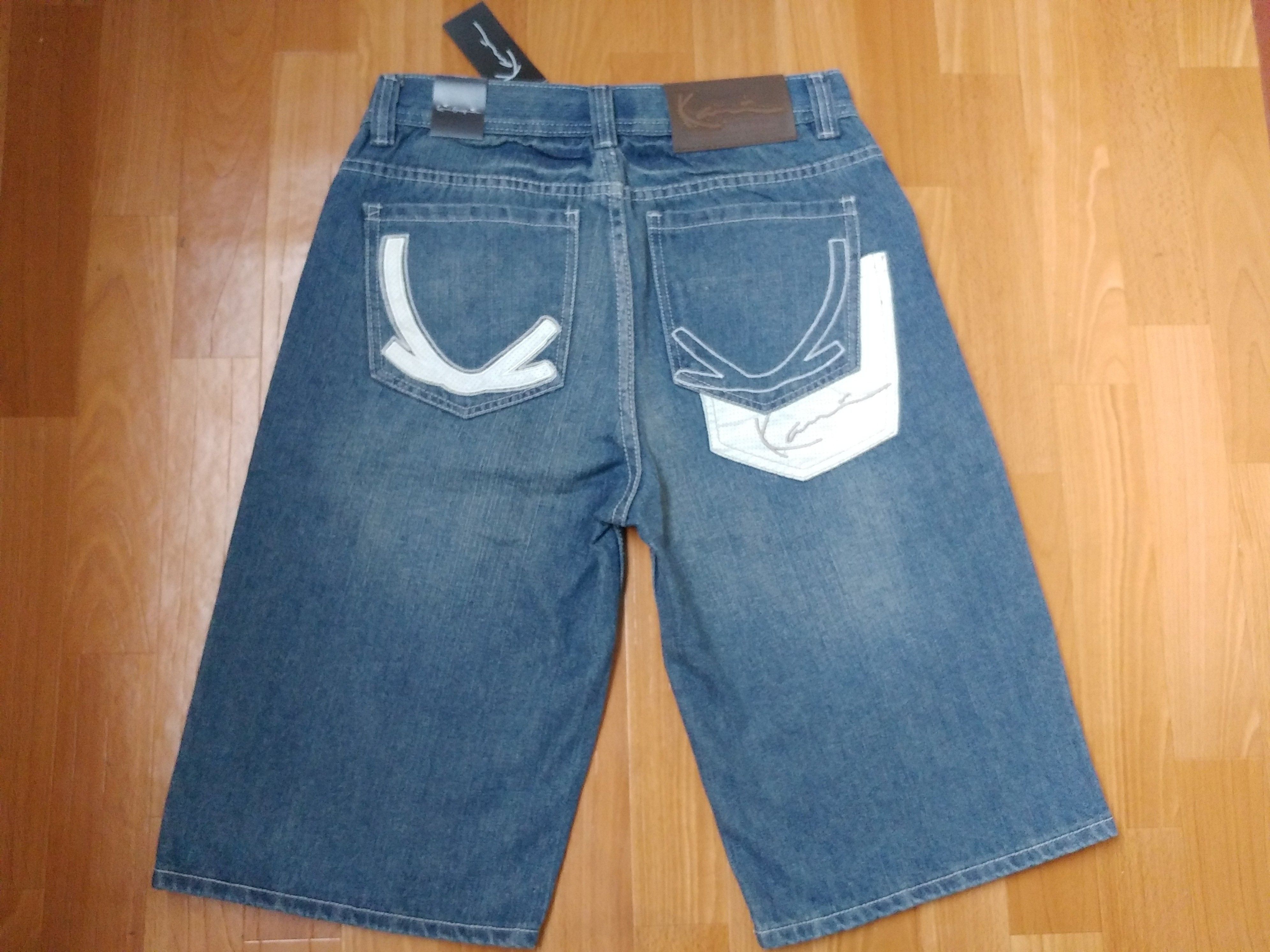 Karl Kani KARL KANI shorts, vintage hip hop baggy jeans, 90s size W 30 Size US 30 / EU 46 - 1 Thumbnail
