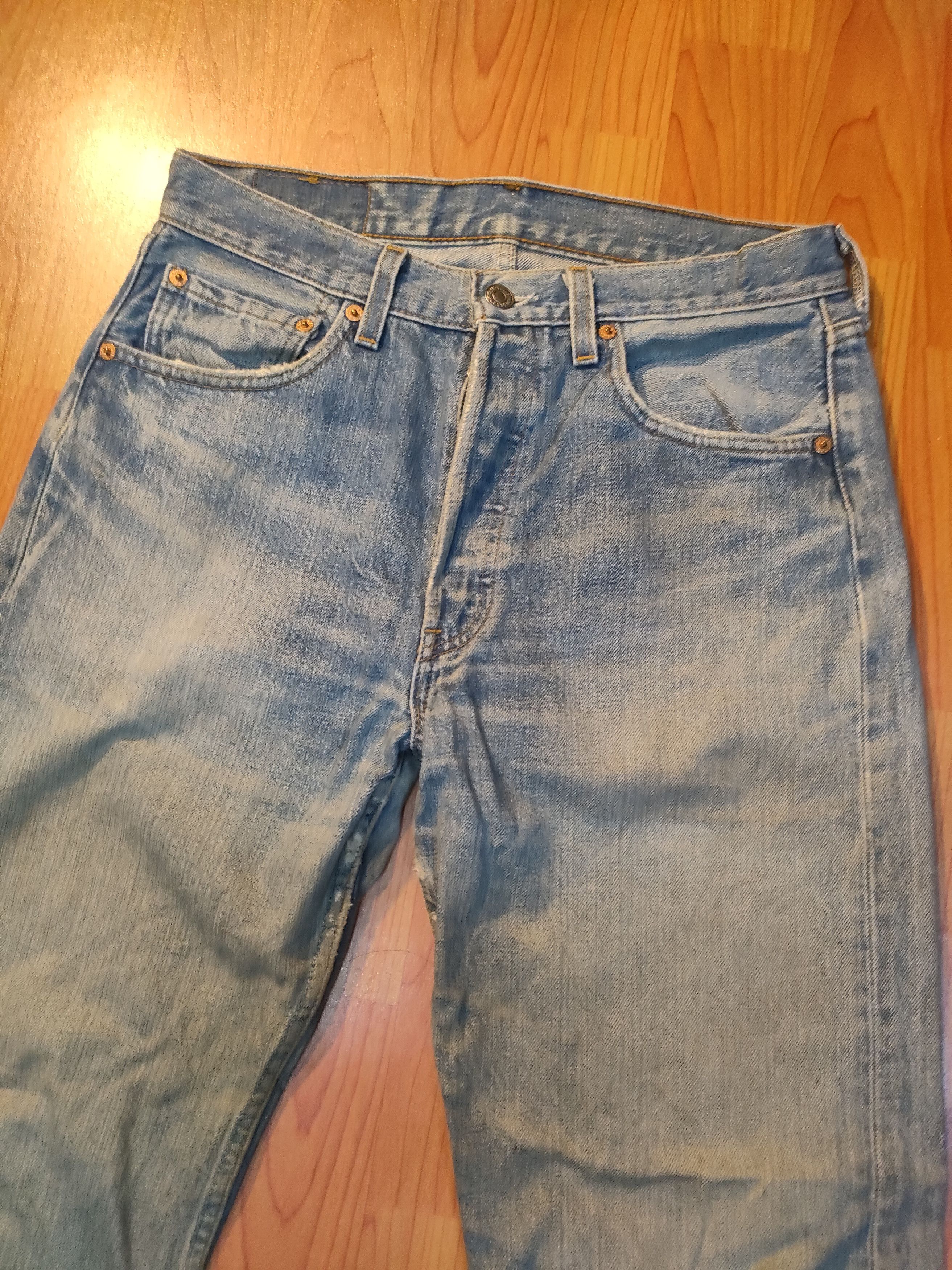 Levi's Vintage Clothing × Vintage Distressed Vintage 90s Levis 501 Jeans Size US 31 - 9 Thumbnail