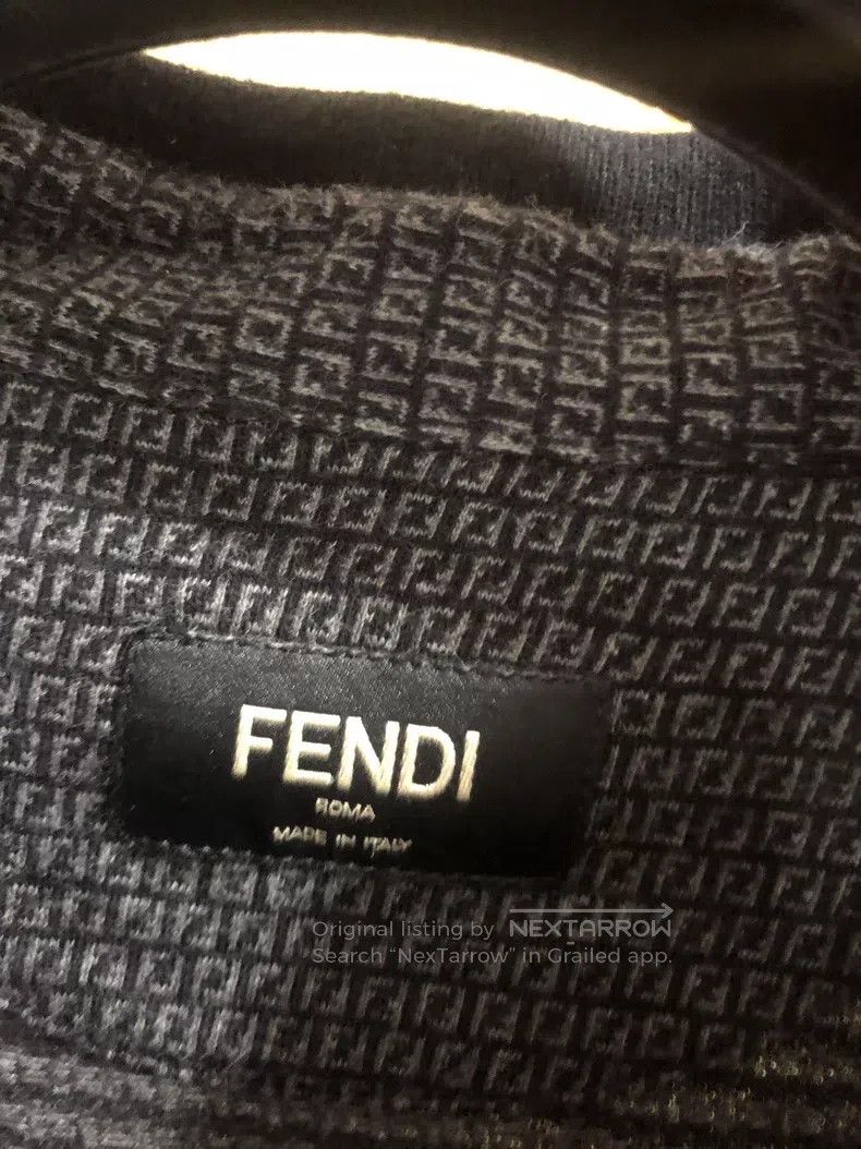 Fendi Fendi Logo Knit Long Sleeve Top Size US L / EU 52-54 / 3 - 3 Thumbnail