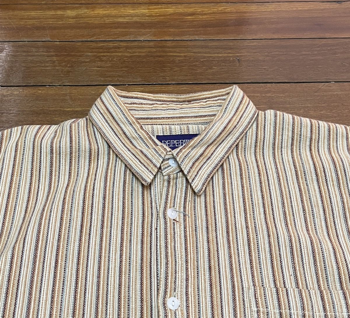 Japanese Brand Rare Vintage Japanese Brand Nepenthes Pullover Shirt 1990s Size US L / EU 52-54 / 3 - 3 Thumbnail