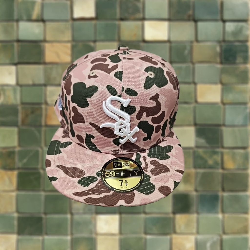 New Era Chicago White Sox New Era Duck Camo 2005 World Series 59Fifty Orange 7 5/8 Size ONE SIZE - 1 Thumbnail