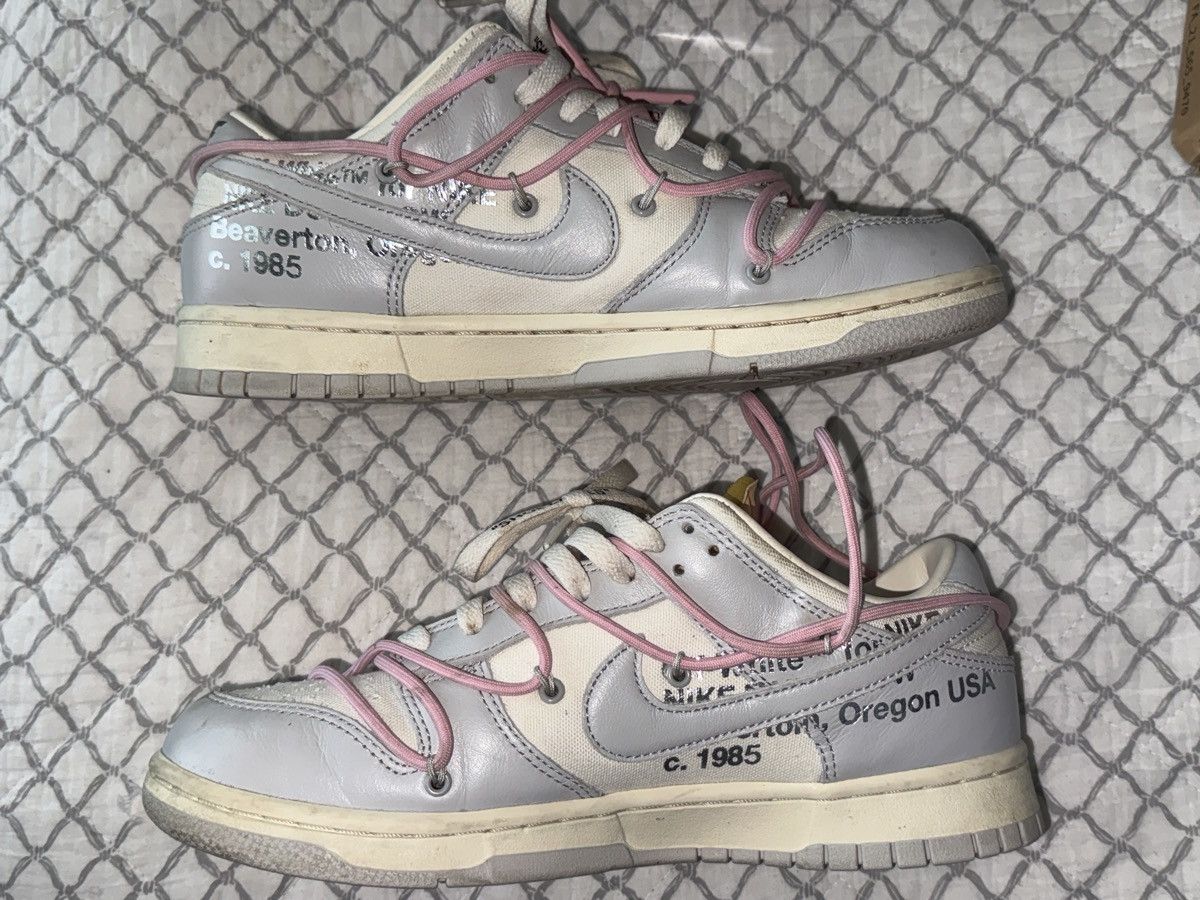 Nike × Off-White Nike Dunk Low ‘ Off - White lot 9 ’ Size US 9 / EU 42 - 9 Thumbnail