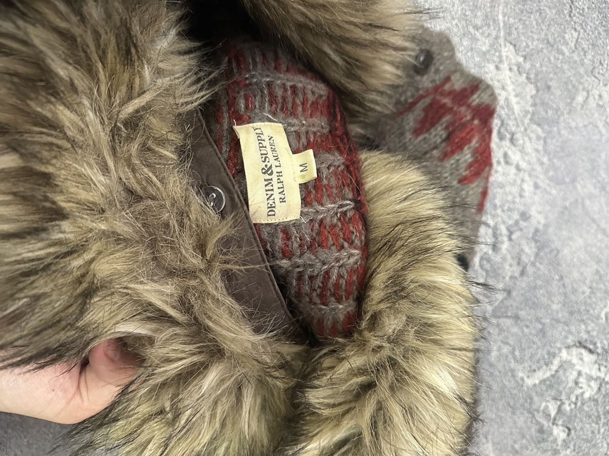 Denim & Supply Ralph Lauren Vintage RL Denim & Supply Aztec Fur Collar Cardigan Size M Size M / US 6-8 / IT 42-44 - 13 Thumbnail