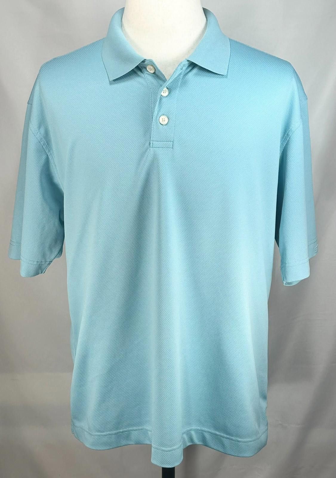 Dockers Dockers 1/4 Button Golf Polo Shirt Aqua Blue Mens L Size US L / EU 52-54 / 3 - 1 Thumbnail