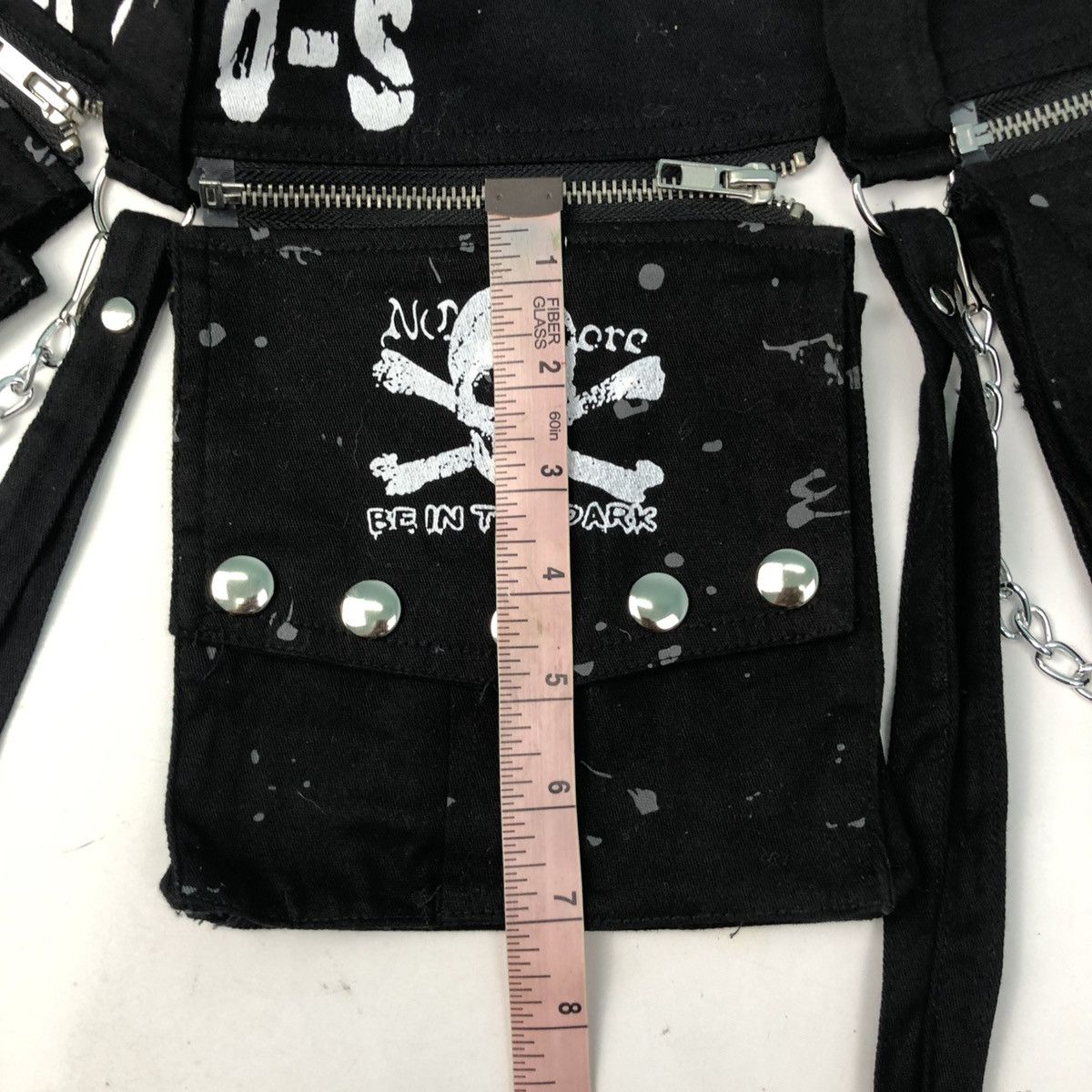 Japanese Brand ‼️YES‼️ RARE BLOOD STORM SKULLS WAIST BAG Size ONE SIZE - 9 Thumbnail