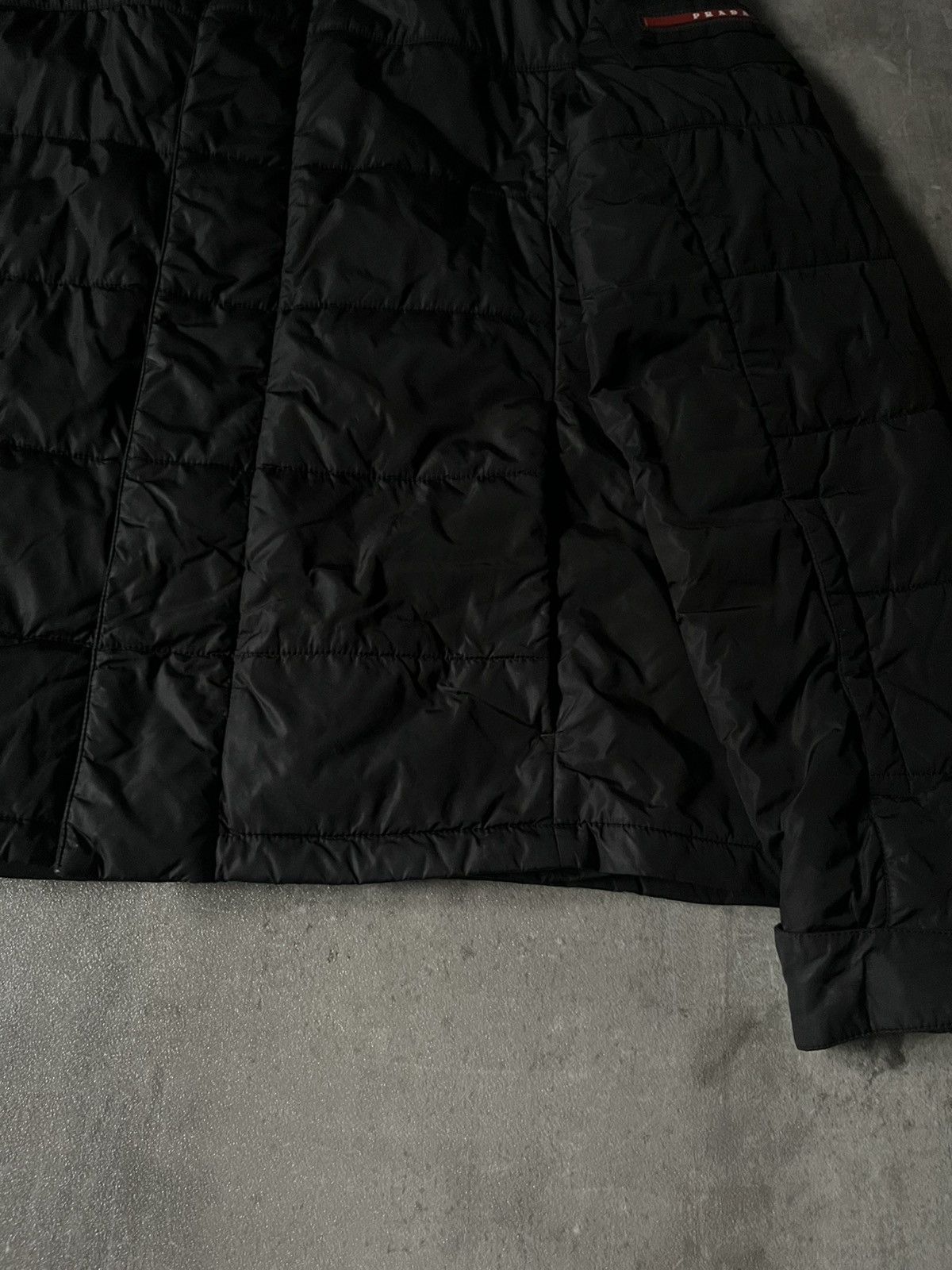 Prada Prada linea rossa tab light jacket black rare Size US L / EU 52-54 / 3 - 6 Thumbnail