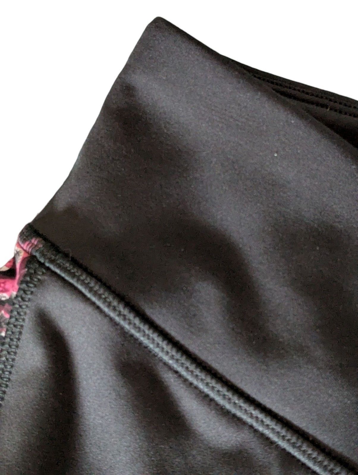 Reebok Reebok Athletic Leggings Large Black Womens Running Pants Size 34" / US 12 / IT 48 - 3 Thumbnail