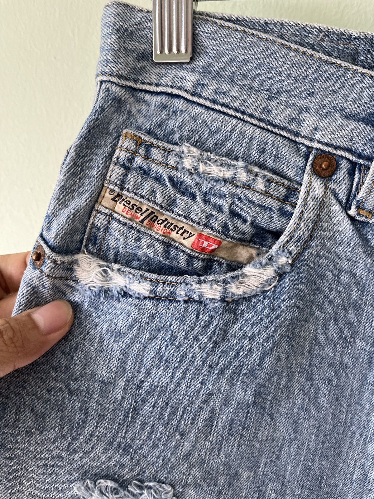 Designer × Diesel Diesel industry Distressed Jeans Size 31" - 9 Thumbnail