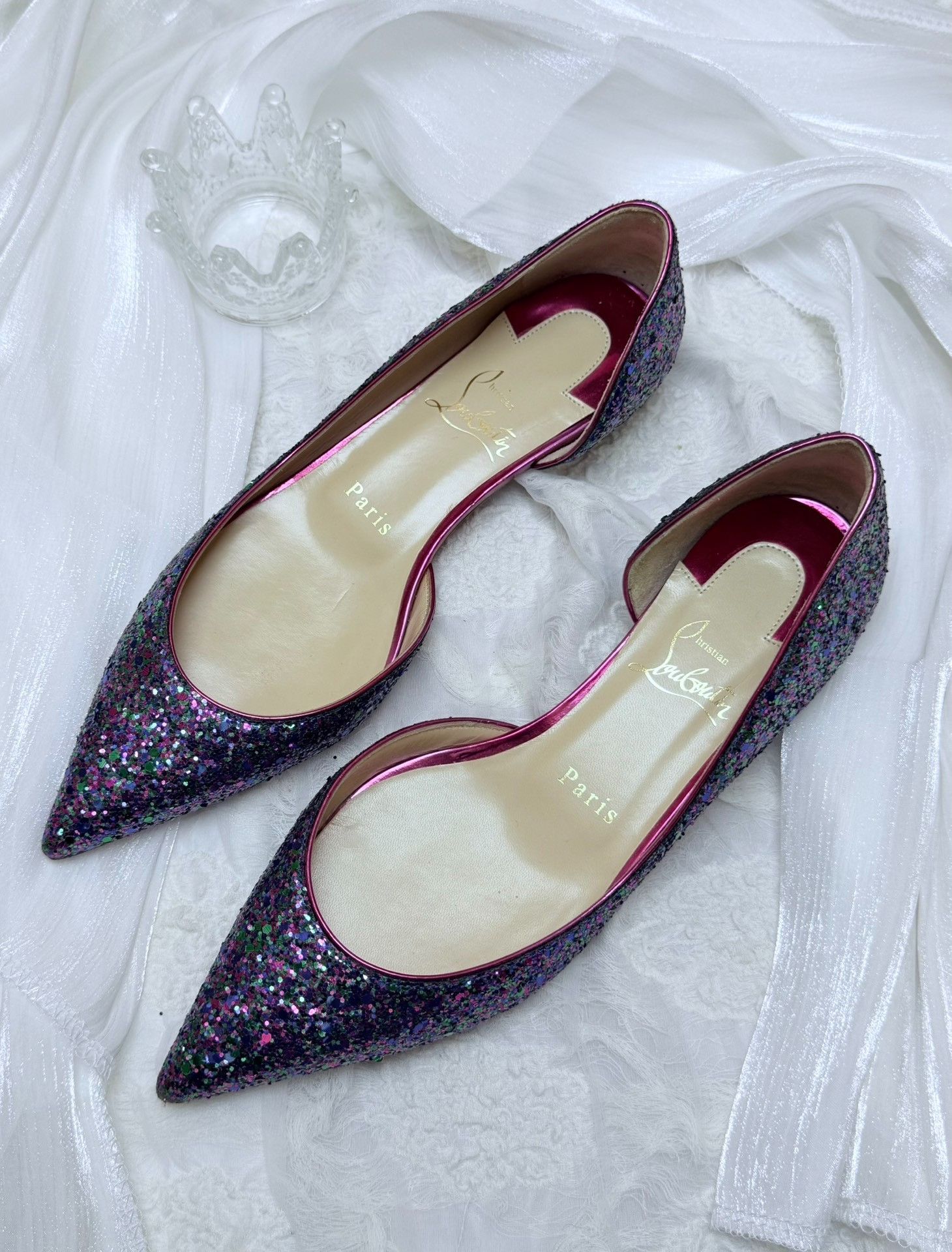 Christian Louboutin Christian Louboutin Purple Lowtop Sneakers us_6-5 Women Size US 6.5 / IT 36.5 - 1 Thumbnail