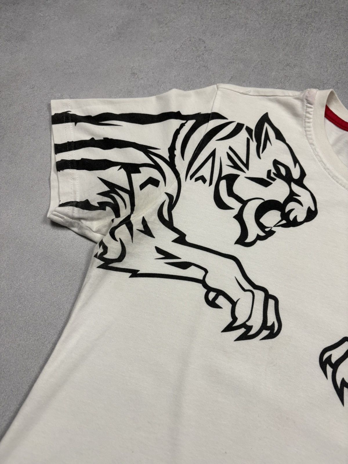 Philipp Plein Philipp Plein Sport White Twin Tiger Graphic AOP T-Shirt Y2K Size US S / EU 44-46 / 1 - 6 Thumbnail
