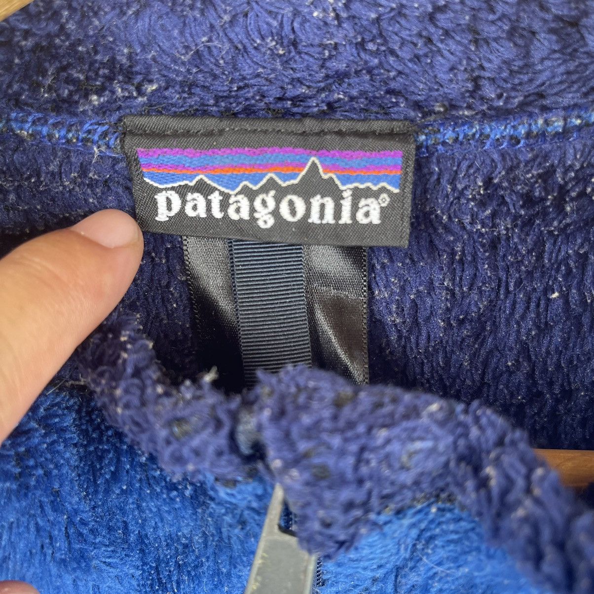 Patagonia Vintage 90s Patagonia Small Logo Zipper Fleece Size US L / EU 52-54 / 3 - 13 Thumbnail