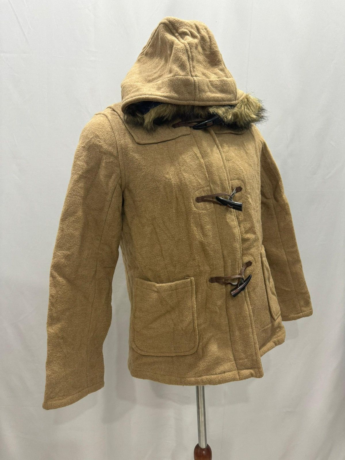 Global Work × Japanese Brand Global Work Women's Duffle Coat/ Jacket Size L / US 10 / IT 46 - 7 Thumbnail
