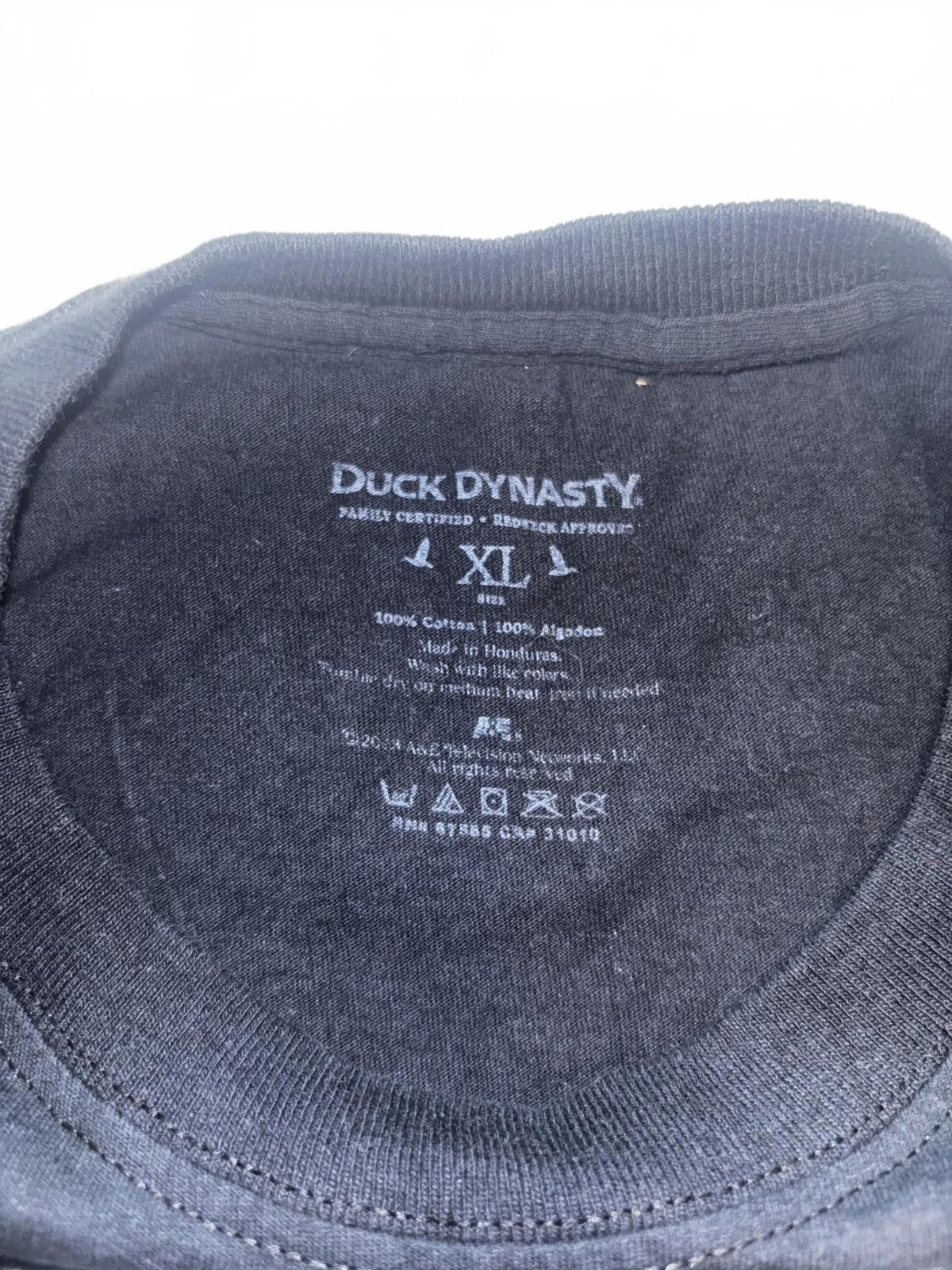 Designer Vintage Duck Dynasty Duckaholic Graphic Tee - 100 Proof Size US XL / EU 56 / 4 - 3 Thumbnail