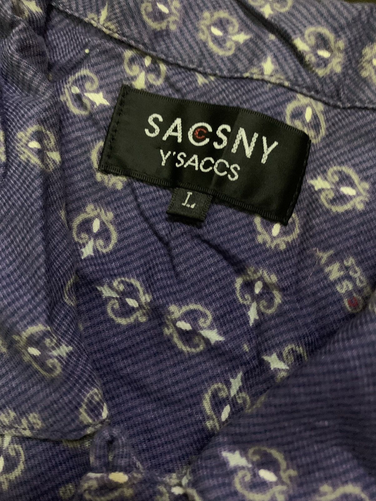 Yohji Yamamoto 💥Vintage Japanese Y’saccs Ovp Button Shirt Size US L / EU 52-54 / 3 - 7 Thumbnail