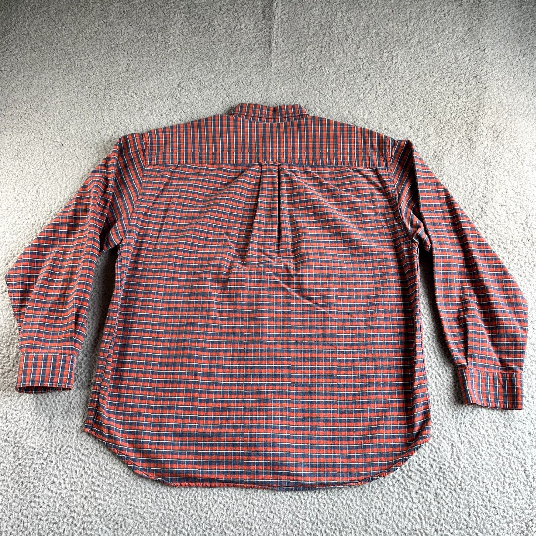 Eddie Bauer VINTAGE Eddie Bauer Shirt Mens L Red Blue Plaid Button-Up Casual Workwear Shirt (No tag) Size US L / EU 52-54 / 3 - 7 Thumbnail