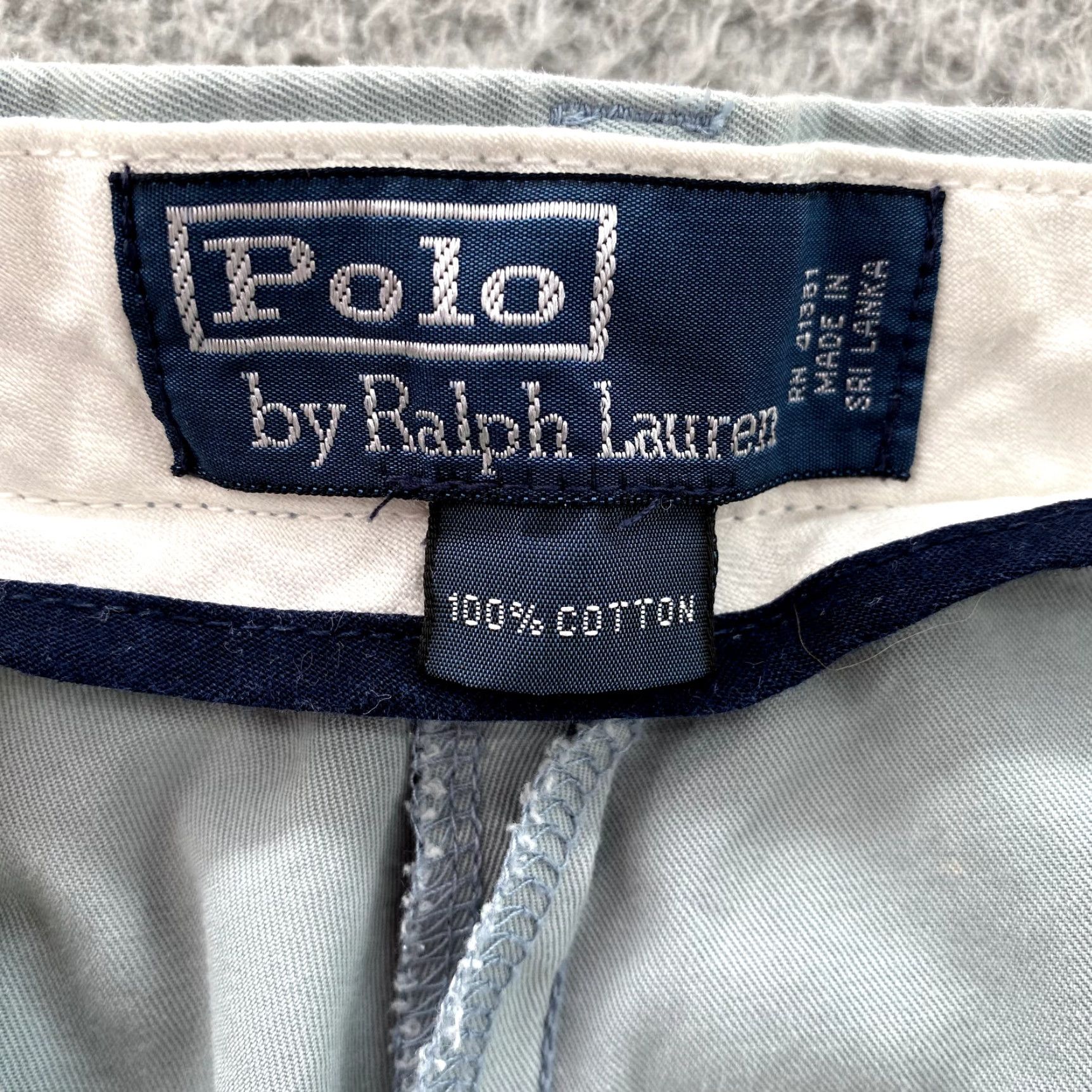 Polo Ralph Lauren VINTAGE Polo Ralph Lauren Pant Men 33x27 Light Blue Classic Preppy Casual Slack Size US XS / EU 42 / 0 - 7 Thumbnail