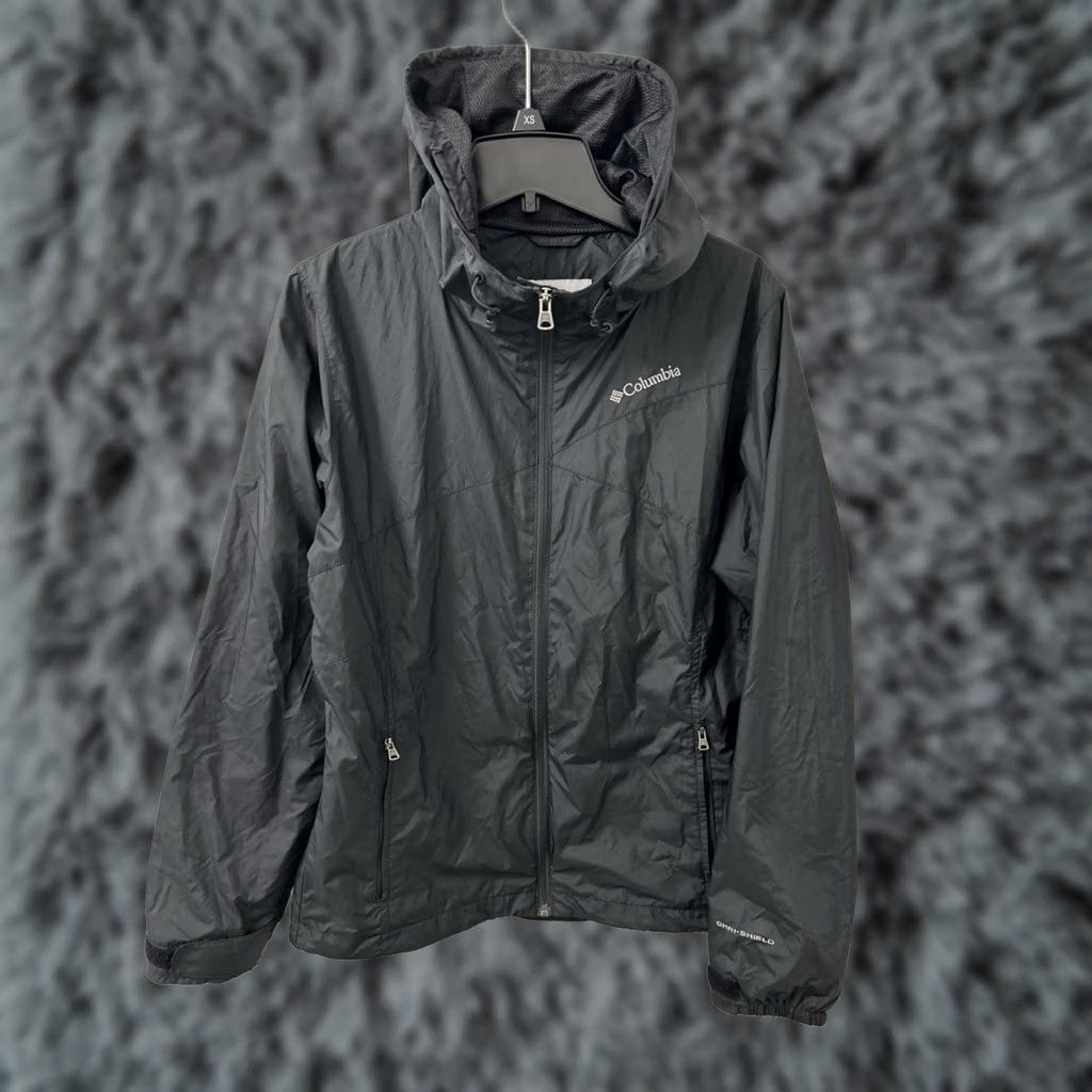 Vintage Columbia Jacket Womens M Black Omni Shield Lightweight Windbreaker YKK Full Zip Size M / US 6-8 / IT 42-44 - 1 Thumbnail
