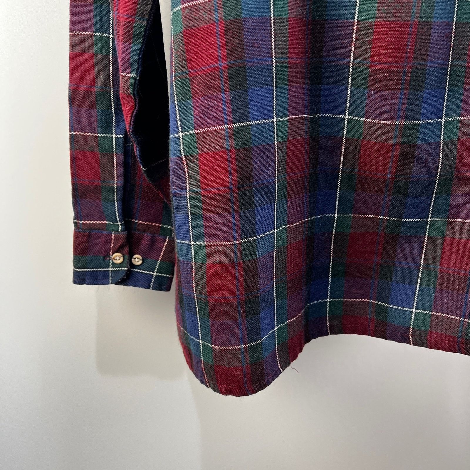 Vintage Vintage Van Heusen Winterweights Acrylic Flannel Shirt Size US L / EU 52-54 / 3 - 4 Thumbnail
