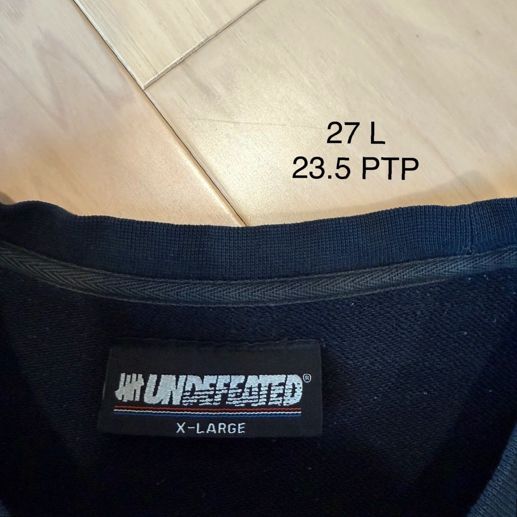 Undefeated VINTAGE Undefeated Sweatshirt XL Black Y2K Los Angeles Streetwear Born Not Made Size US XL / EU 56 / 4 - 7 Thumbnail