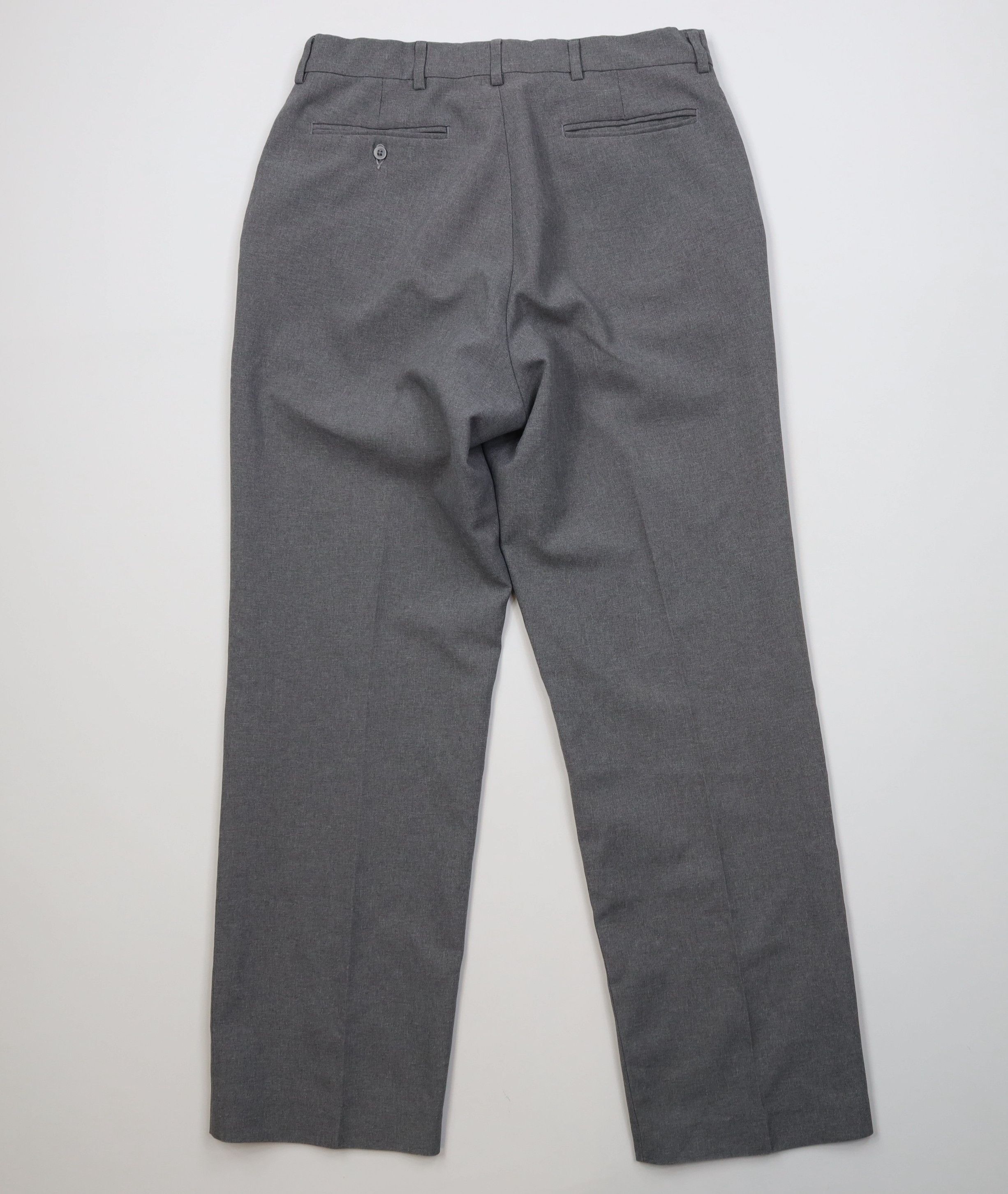 Vintage Vintage 90s Streetwear Knit Flared Wide Leg Chino Pants Gray Size US 32 / EU 48 - 10 Thumbnail