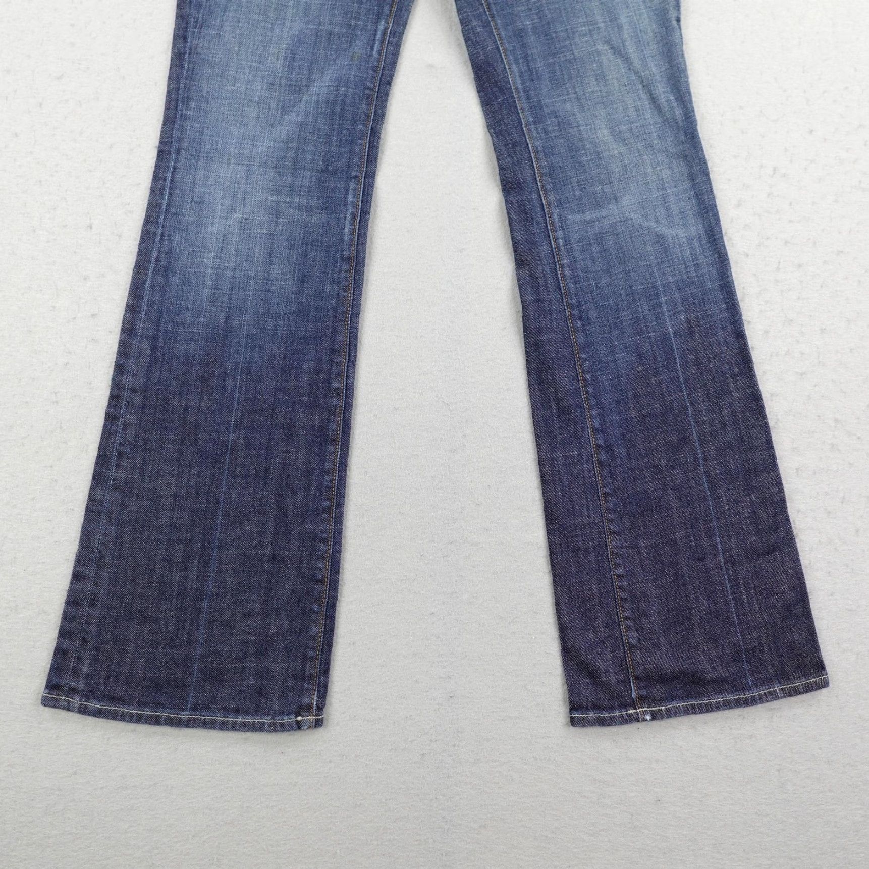 7 For All Mankind 7 For All Mankind Jeans Womens 28 Blue Denim Low Rise Bootcut Flare Y2K Pockets Stretch Size 28" / US 6 / IT 42 - 3 Thumbnail