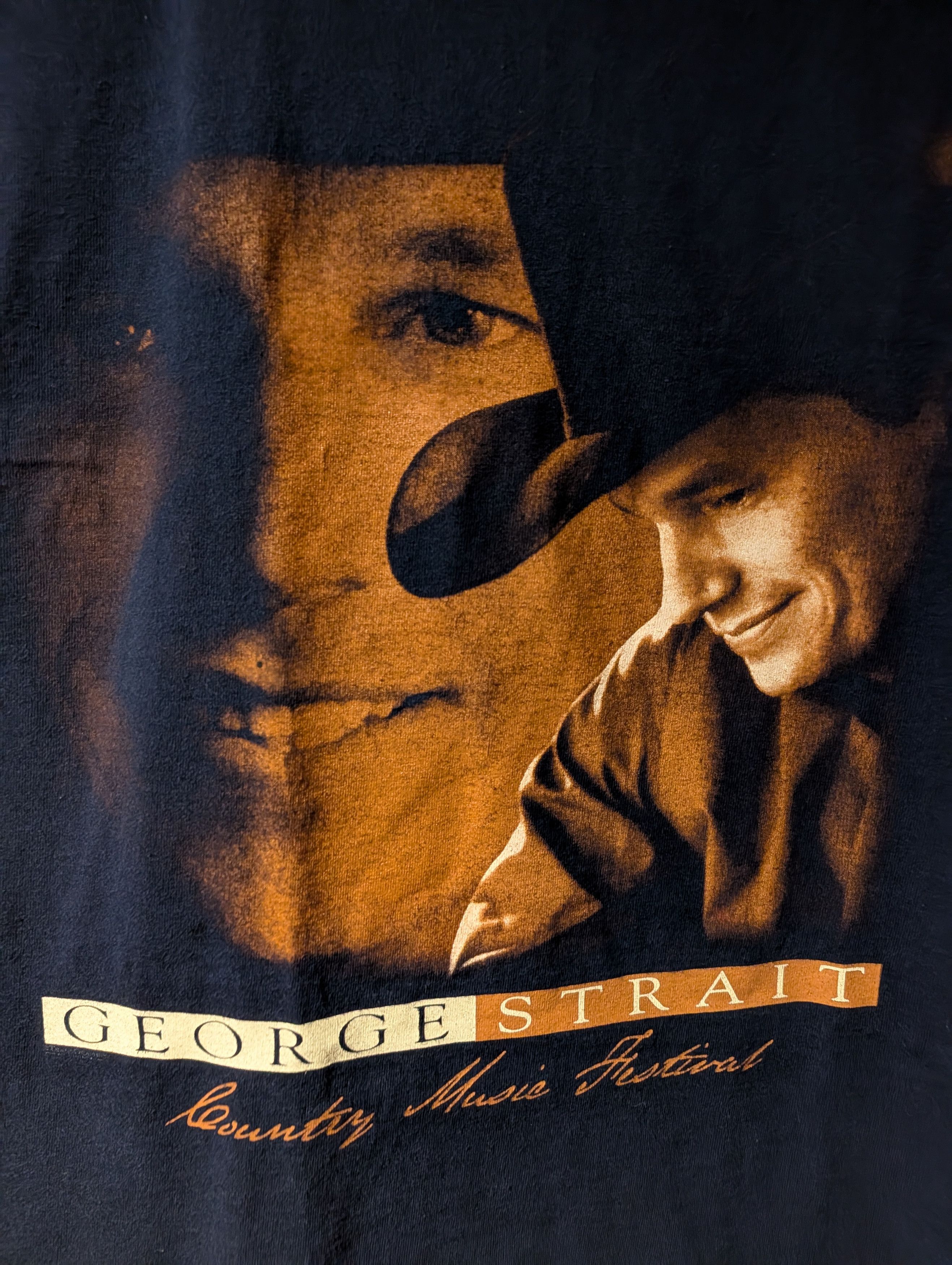Band Tees Vintage George Strait Country Music Festival T Shirt Tour Size US M / EU 48-50 / 2 - 2 Thumbnail
