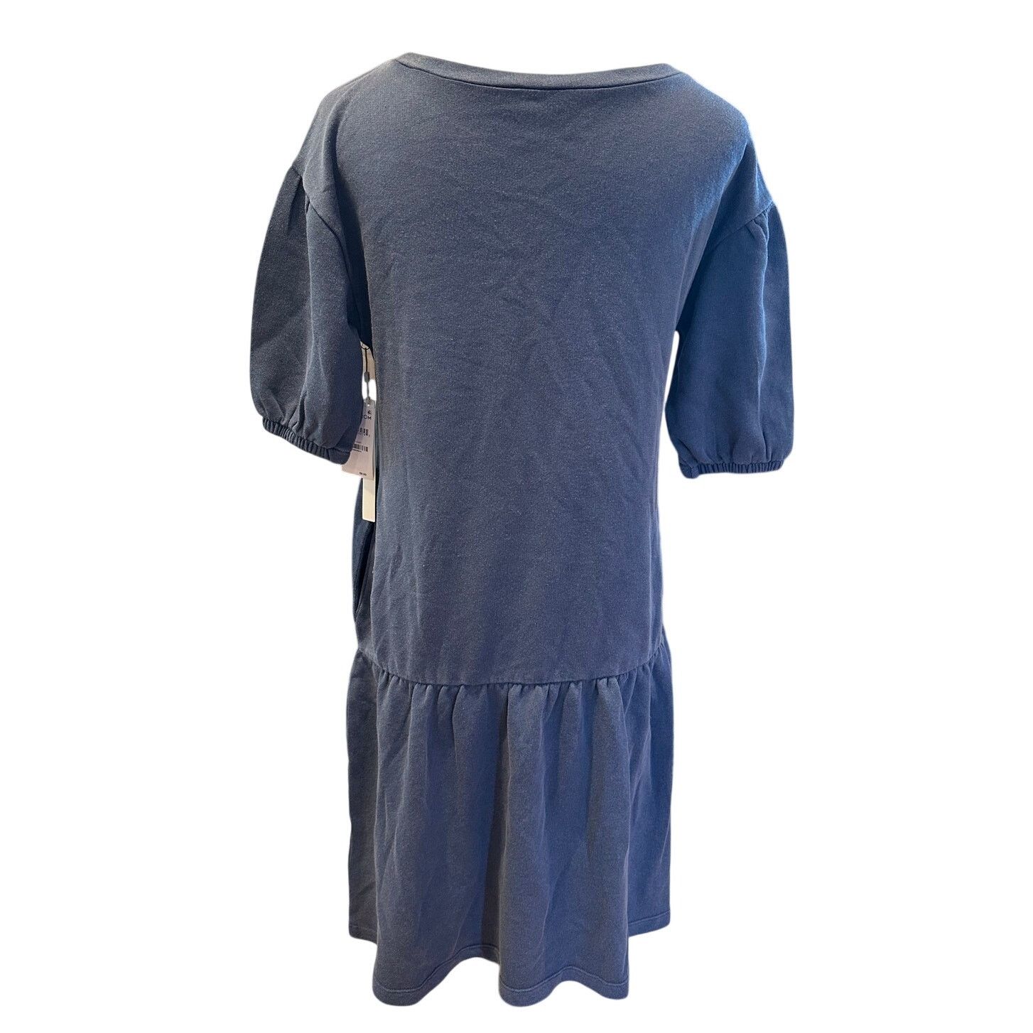 Other Caslon Women's Blue Drop Waist Terry Sweatshirt Dress XS NWT Size XS / US 0-2 / IT 36-38 - 5 Thumbnail