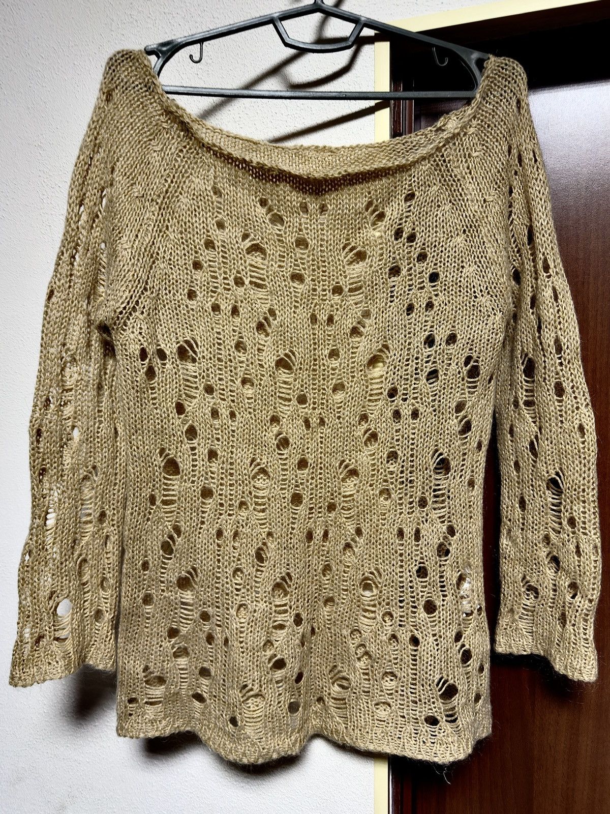Junya Watanabe Vintage Distressed Sweater Size US M / EU 48-50 / 2 - 1 Thumbnail