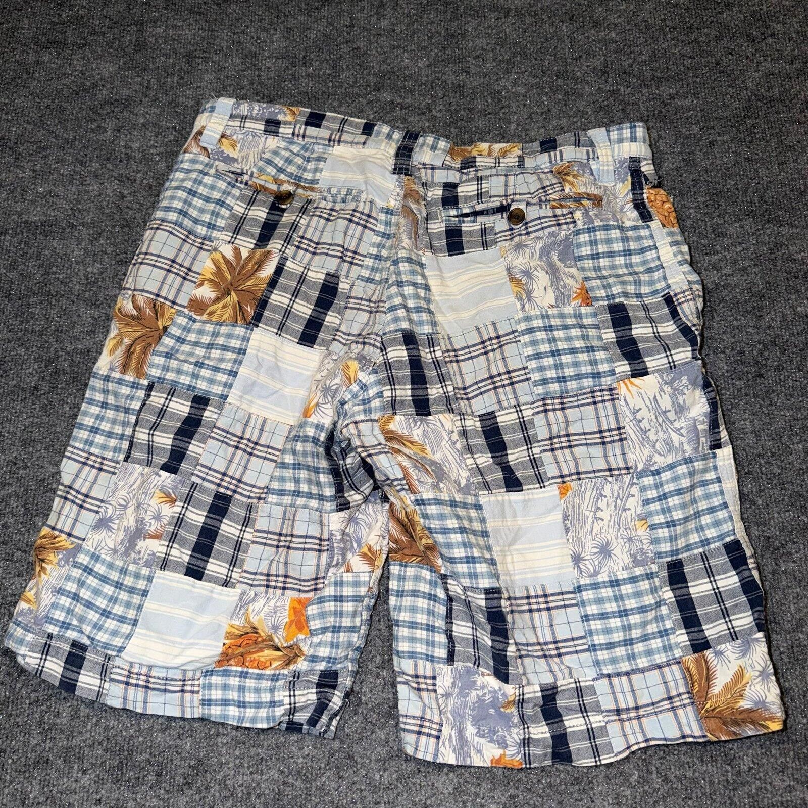 Old Navy Old Navy Beautiful Tropical Print Madras Shorts Mens LG Size US 34 / EU 50 - 6 Thumbnail